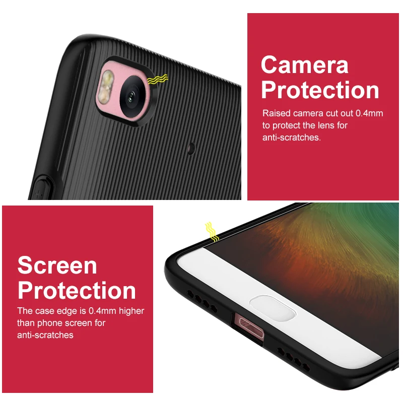 Тонкий противоударный защитный чехол для телефона Xiaomi mi 5C 5 5s Plus роскошный