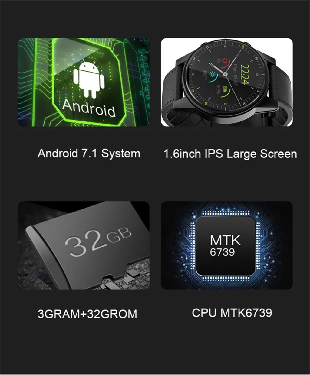X360 Смарт часы Android кожа спортивные часы gps 3+ 32 ГБ 2MP IP67 Водонепроницаемый 4G Смарт часы камера# C628