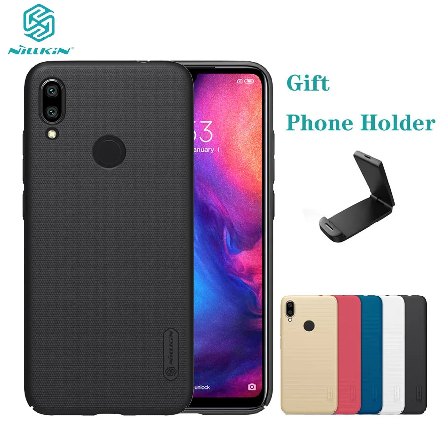 Для Xiaomi Redmi Note 7 Чехол 7S чехол NILLKIN матовый защитный ПК твердый пластиковый на