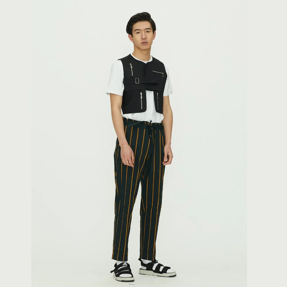 Новая мужская одежда стилист волос GD модный дизайнерский черный жилет большого размера сценический для певца костюмы