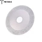 100 мм Алмазный титановый диск для резки золота, шлифовальный диск с лезвиями, вращающийся инструмент для измельчения камня и стекла