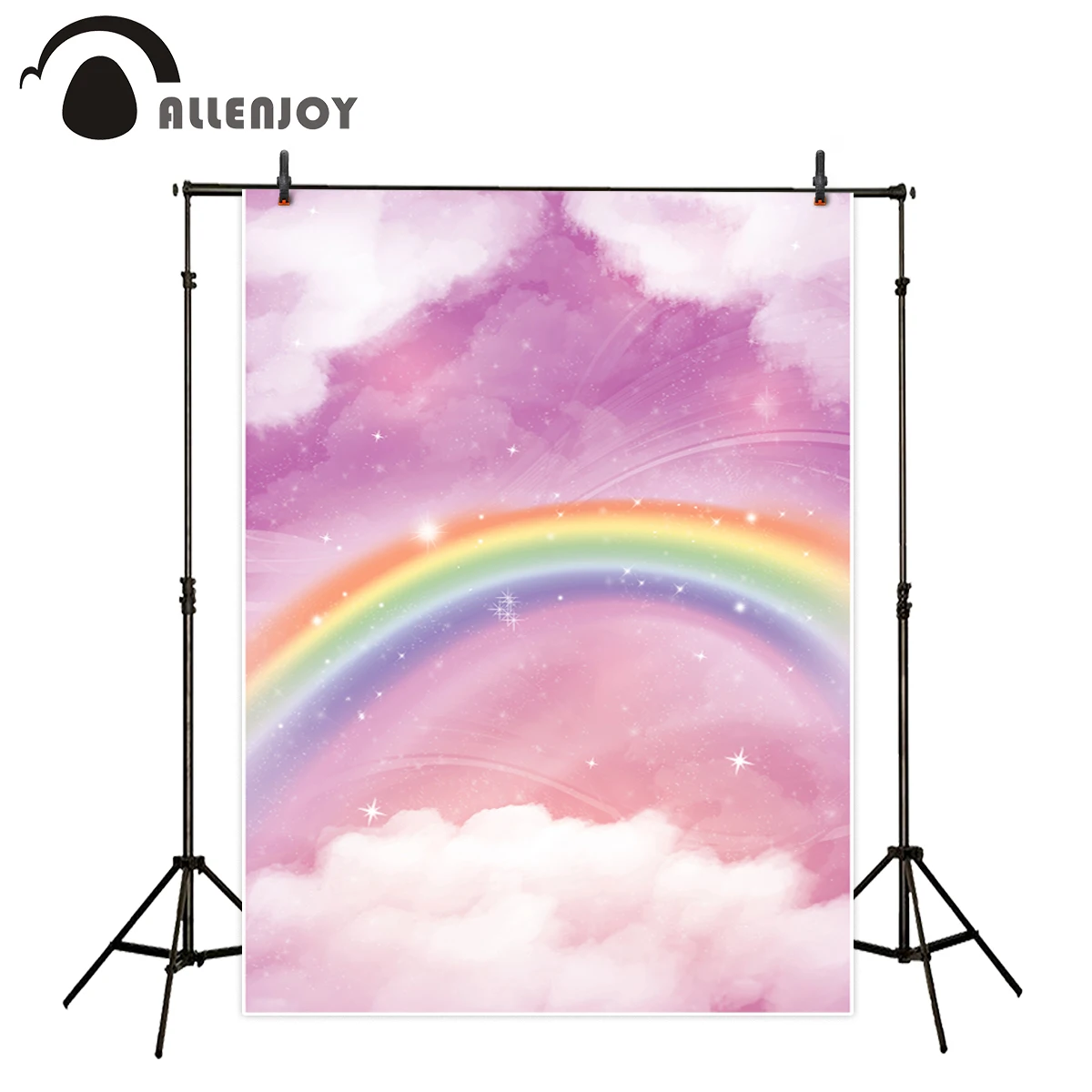 Фон для фотосъемки Allenjoy розовая девочка милая Радуга красивый фон фотографика