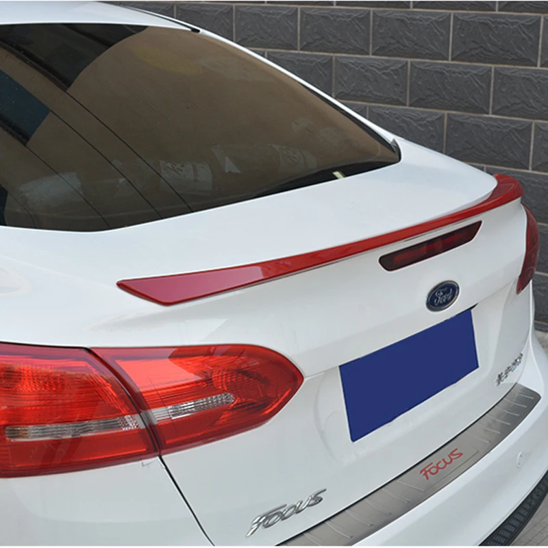 Для ford focus spoiler2015 2017 высококачественный задний спойлер из АБС пластика для