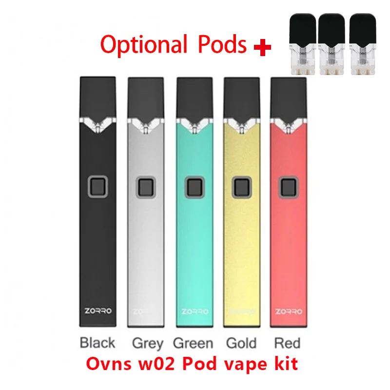 Vape Pod Kit Ovns W02 Electronic Cigs 0 7 мл картридж со встроенной электронной сигаретой 250