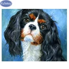 Держатель-Французский бульдог Чарльз спаниель живописьАлмазная мозаика, украшение дома, изображение Стразы, животных МИЛЫЕ АЛМАЗНАЯ вышивка собаки по доступной цене, домашний декор