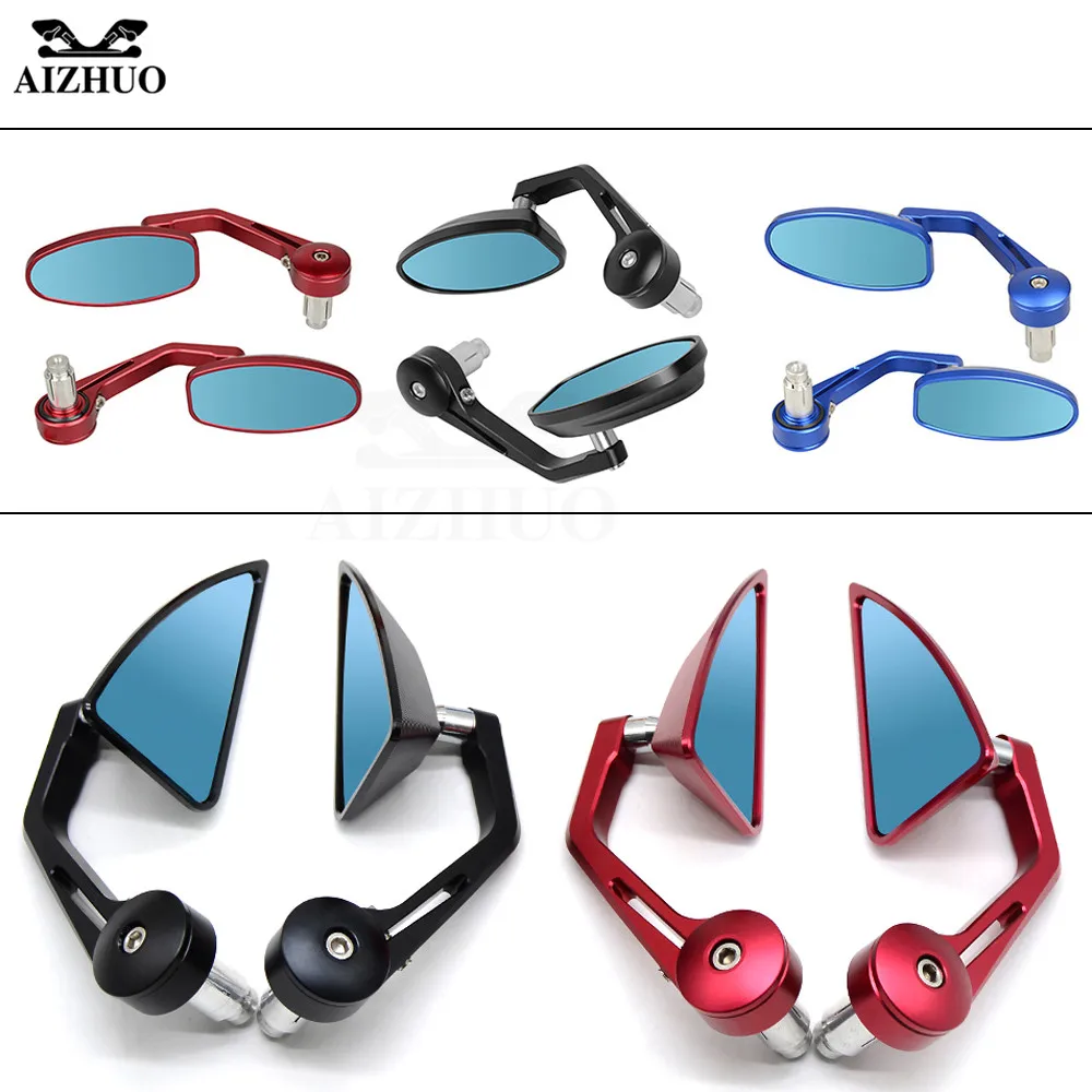 Универсальный 22 мм зеркало заднего вида Ручка Бар Конец Зеркало для BMW HP2 EnduRo Megamoto