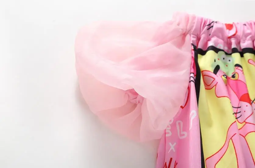 Retail 2019 Baby Girls Summer Cute Cartoon Dresses Princess Children Fashion Casual Dress Pink 4-9T | Детская одежда и обувь