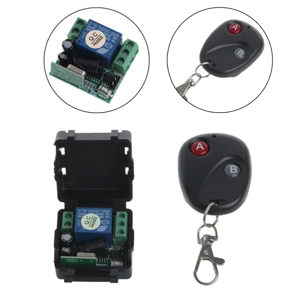 Беспроводной Радиочастотный переключатель с дистанционным управлением 12 в пост.