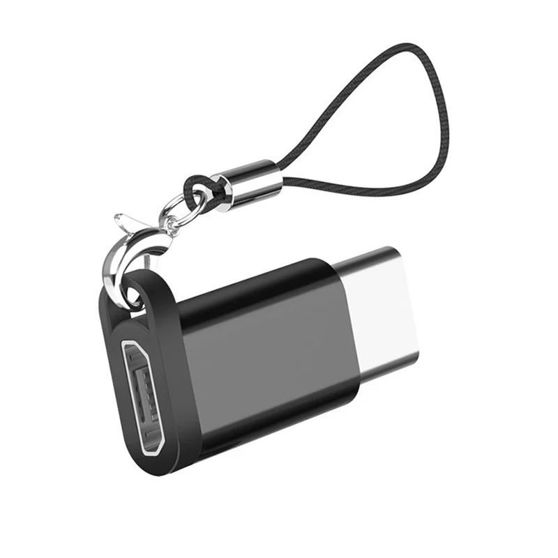 Роскошный мини-usb Type-C штекер к Micro USB гнезду C разъем для зарядки телефона Samsung Xiaomi