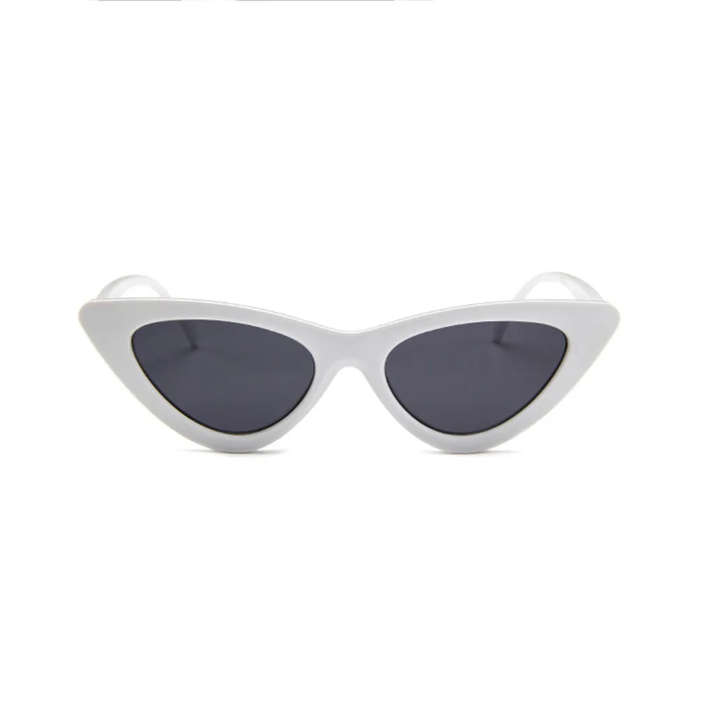 J Sunglassese женские винтажные Ретро треугольные cateye очки feminino Солнцезащитные очки женские очки солнцезащитные очки для женщин - Цвет оправы: J
