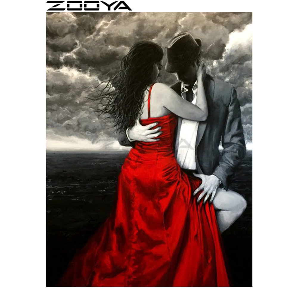 ZOOYA DIY 5D алмазная картина все наклейки вышивка парные танцы вместе мозаика