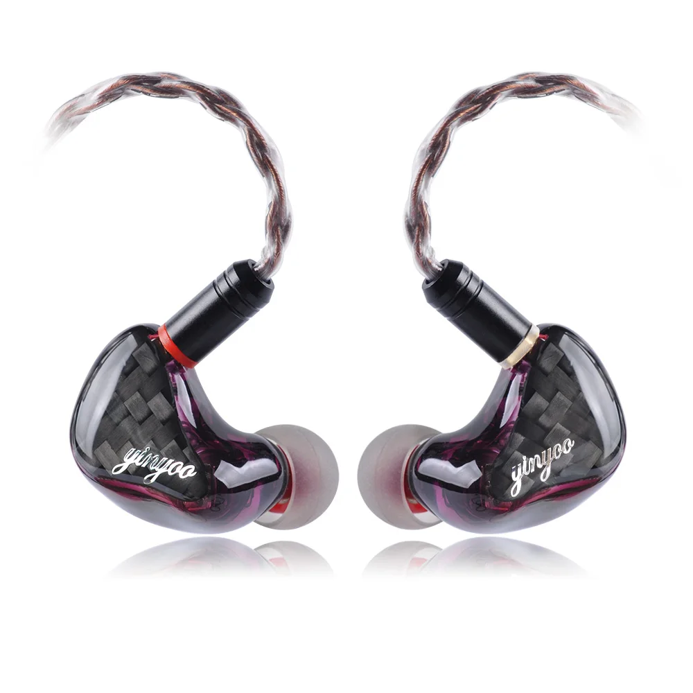 Гибридные Внутриканальные наушники Yinyoo HX4 1DD + 3BA Hi Fi DJ монитор спортивные для бега