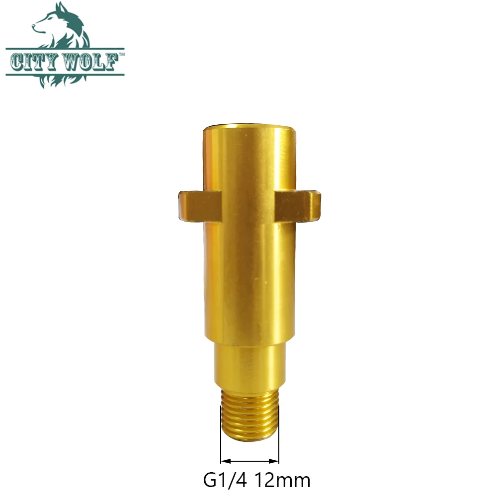 100PCS high pressure washer aluminum adaptor G1/4 thread outside inside wire Karcher K2-K7 spray water gun city wolf car | Автомобили и