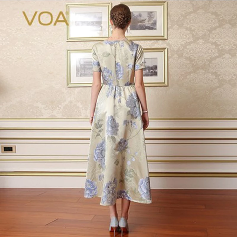 Женское платье макси VOA бежевое длинное винтажное большого размера плюс с