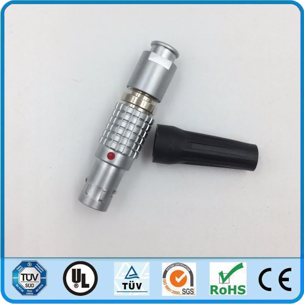 LEMO металлический круговой разъем FGB 1B 2 3 4 5 6 7 8 10 14 16 Pin штекер два keying (60 градусов)