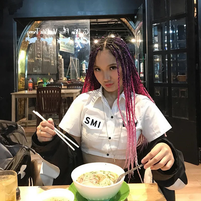 Kpop черно-Розовая белая уличная футболка с короткими рукавами, женская летняя футболка с коротким рукавом, женский укороченный топ