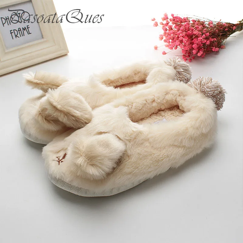 

Cute Dog Warm Winter Slippers Indoor House Home Plush Women's Shoes Pasoataques Brand New Slippers