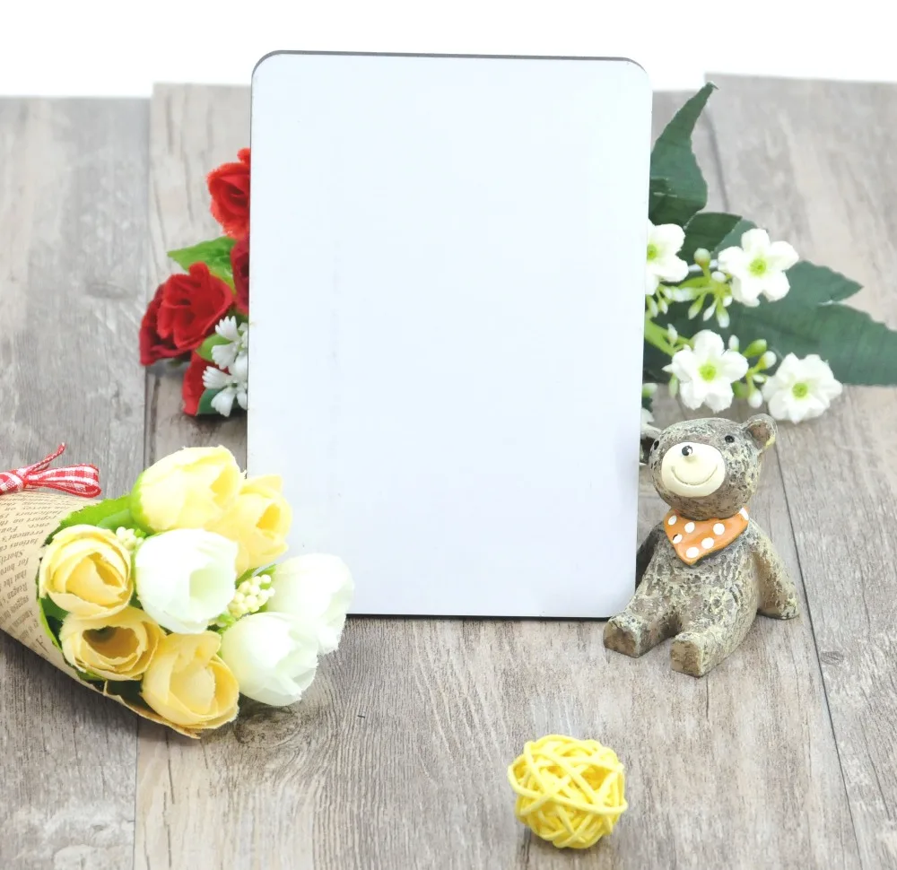 100 шт./лот сублимационные пустые деревянные фоторамки сделай сам для фотографий