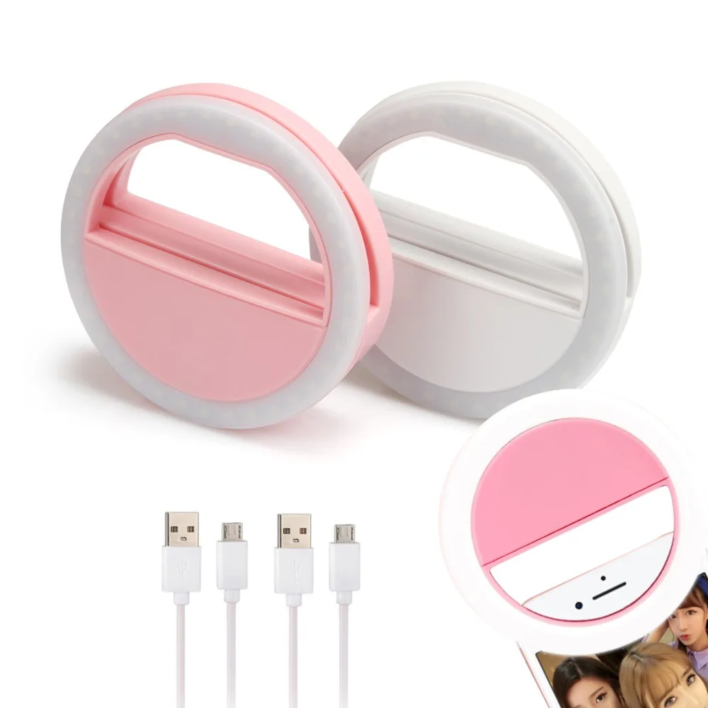 Anmas Rucci светодиодная кольцевая лампа для селфи зарядка через Usb мобильного