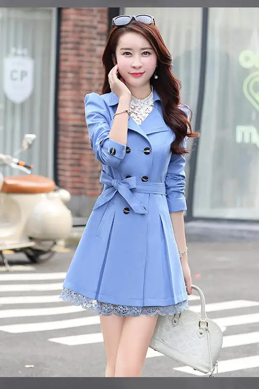 Женское кружевное пальто Hitz XL приталенное длинное | Женская одежда