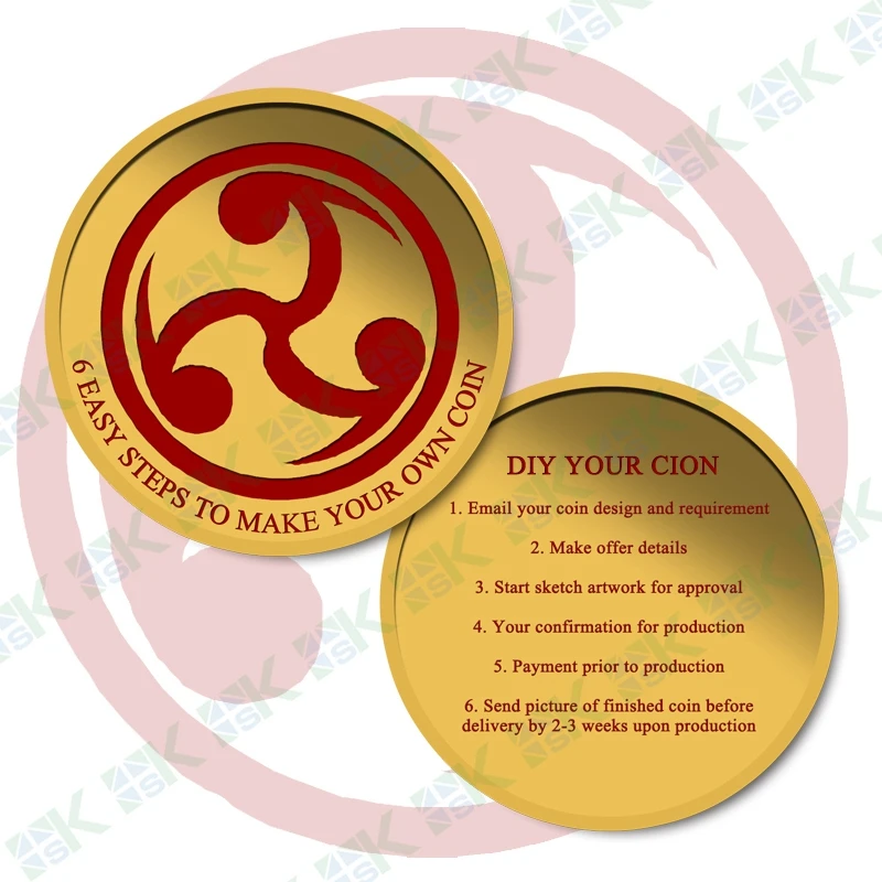 2016 металлический подарок идея ремесла как сделать персонализированные монеты на