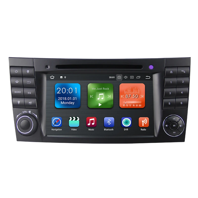 KSAOTU 7 &quotDAB + 4G Android 8 1 автомобильный DVD плеер SD GPS для Mercedes Benz E-class W212 (2002-2009) |