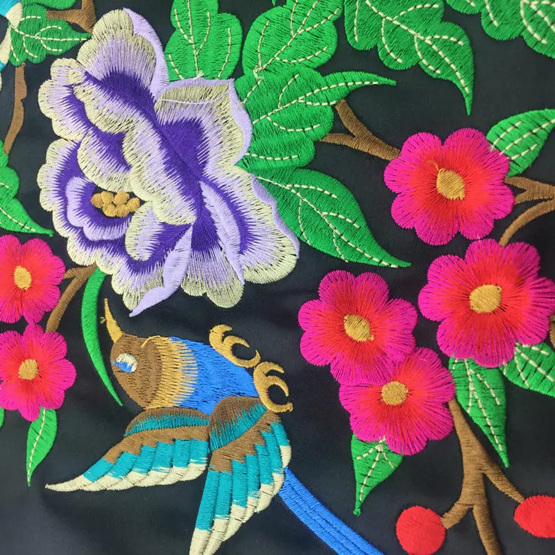 Винтажные квадратные патчи для вышивки этнические Мяо-Патчи шитья одежды