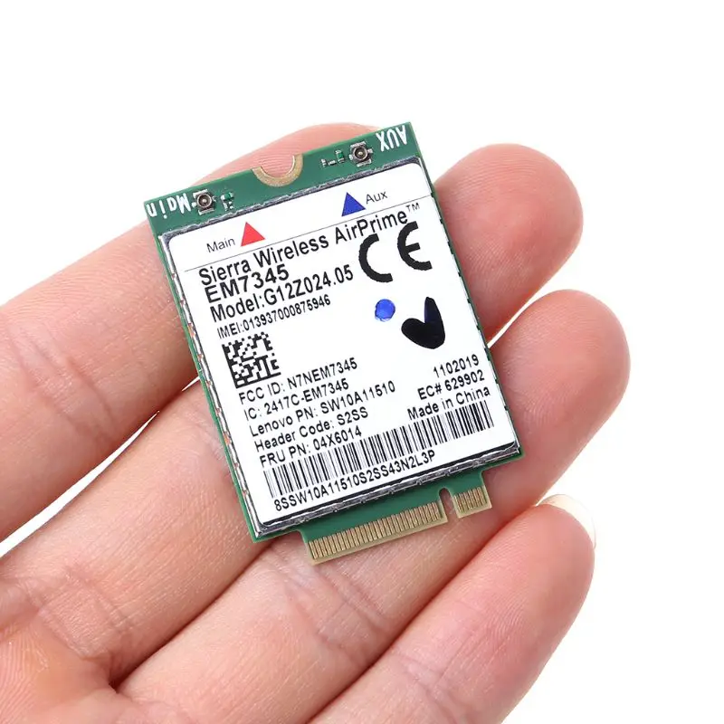 Беспроводная карта EM7345 4G LTE WWAN для Lenovo Thinkpad 04X6092 04X6015 04X6014 Sierra|Сетевые карты| |