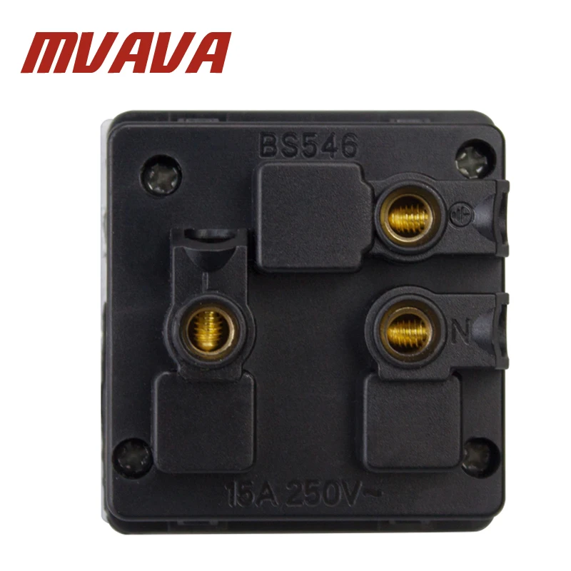 Mvava 5 контактов универсальный Sokcet 10A 16A AC 110 250 В матовый серебристый сатиновый
