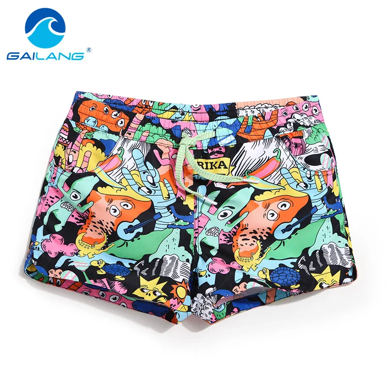 Женские пляжные шорты Gailang повседневные спортивные быстросохнущие боксеры для