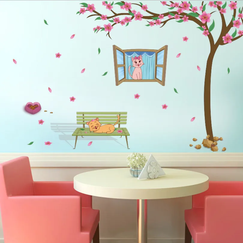 Настенные Стикеры наклейки для спальни гостиной детской комнаты сделай сам