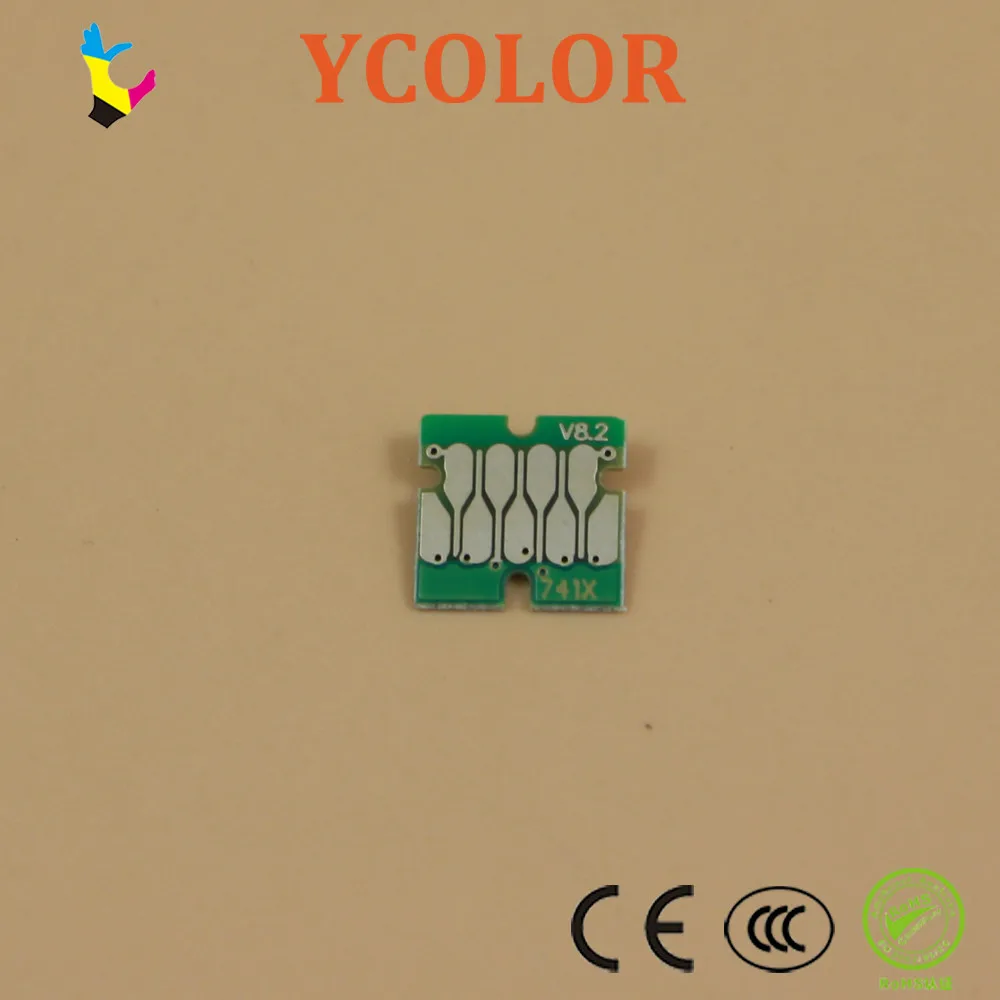 

20pcs/lot One time use cartridge chip For Epson SureColor F6200 F7200 F9200 F6270 F7270 F9270 printer chip, include T741X chip