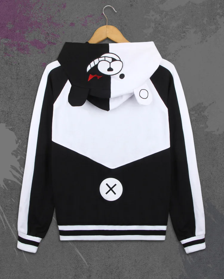 Мужская бейсбольная Униформа Dangan Ronpa куртка с капюшоном аниме свитшот мужские