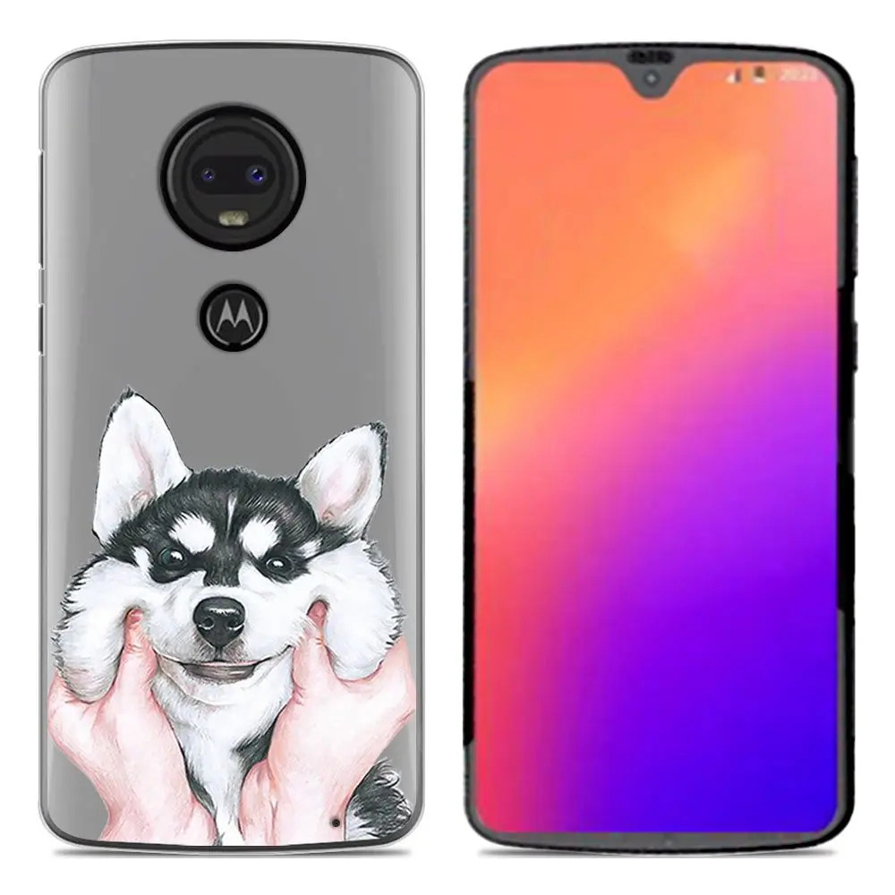 YIKS силиконовый чехол для Motorola Moto G7 Роскошный мультяшный ТПУ G 7 Мягкий защитный на