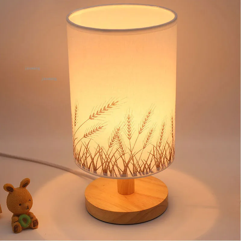 Художественный светодиодный светильник из дерева декоративная настольная лампа