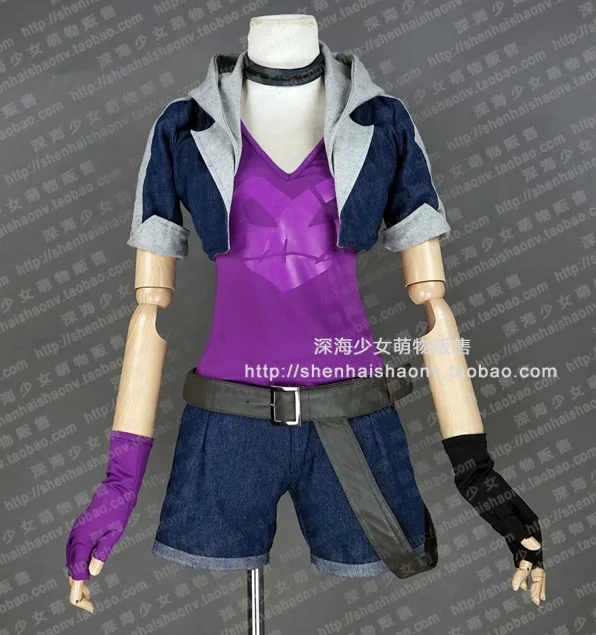 

LOL Loose Cannon Slayer Jinx Cosplay Costume E001