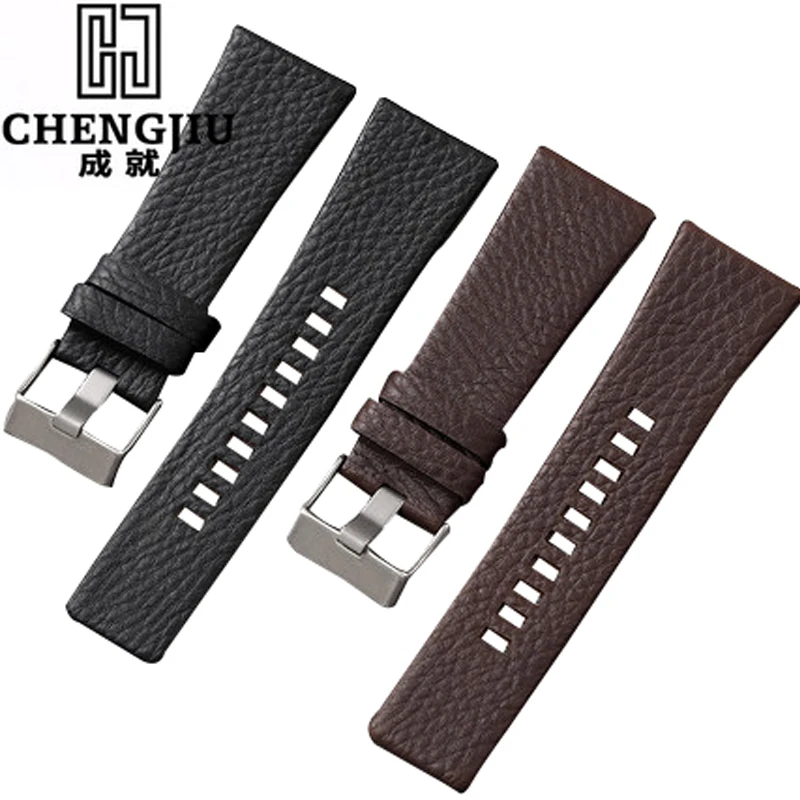 Мягкие Пояса из натуральной кожи Для женщин ремешок для часы Diesel ремень dz7313/7322/7257