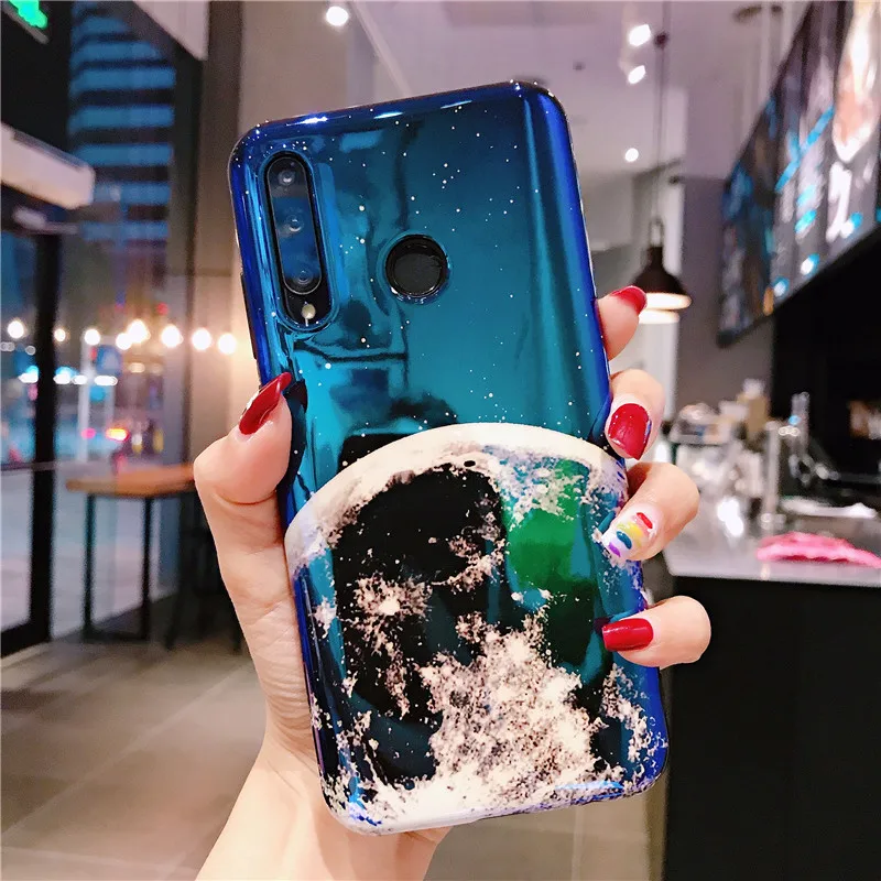 Чехол Meachy для Huawei Honor 20 Blu-ray с Микки-ушами Planet Moon чехол телефона Pro 20i V20 мягкий