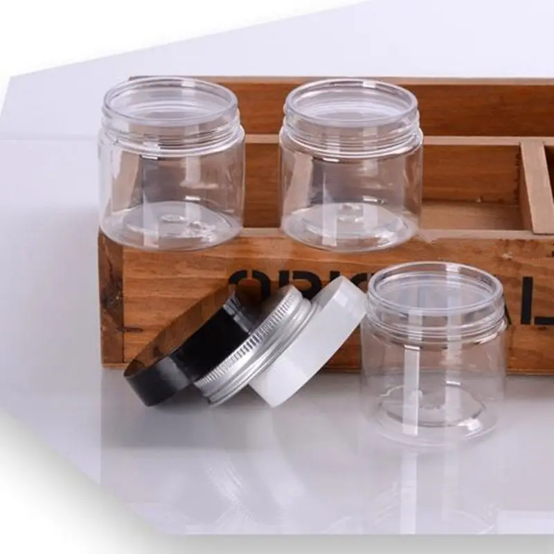 30 г/50 г круглая прозрачная цветная пустая пластиковая маска для крема бутылки