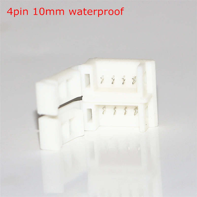 10 шт./лот 4 контактный миллиметровый светодиодный разъем RGB провод без сварки для