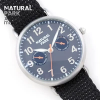 natural park original men quartz watch reloj hombre nylon business watches men clock army military watch sport relogio masculino