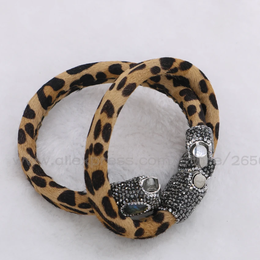 Пояса из натуральной кожи Модные леопардовые браслет Настоящее партии jewelry