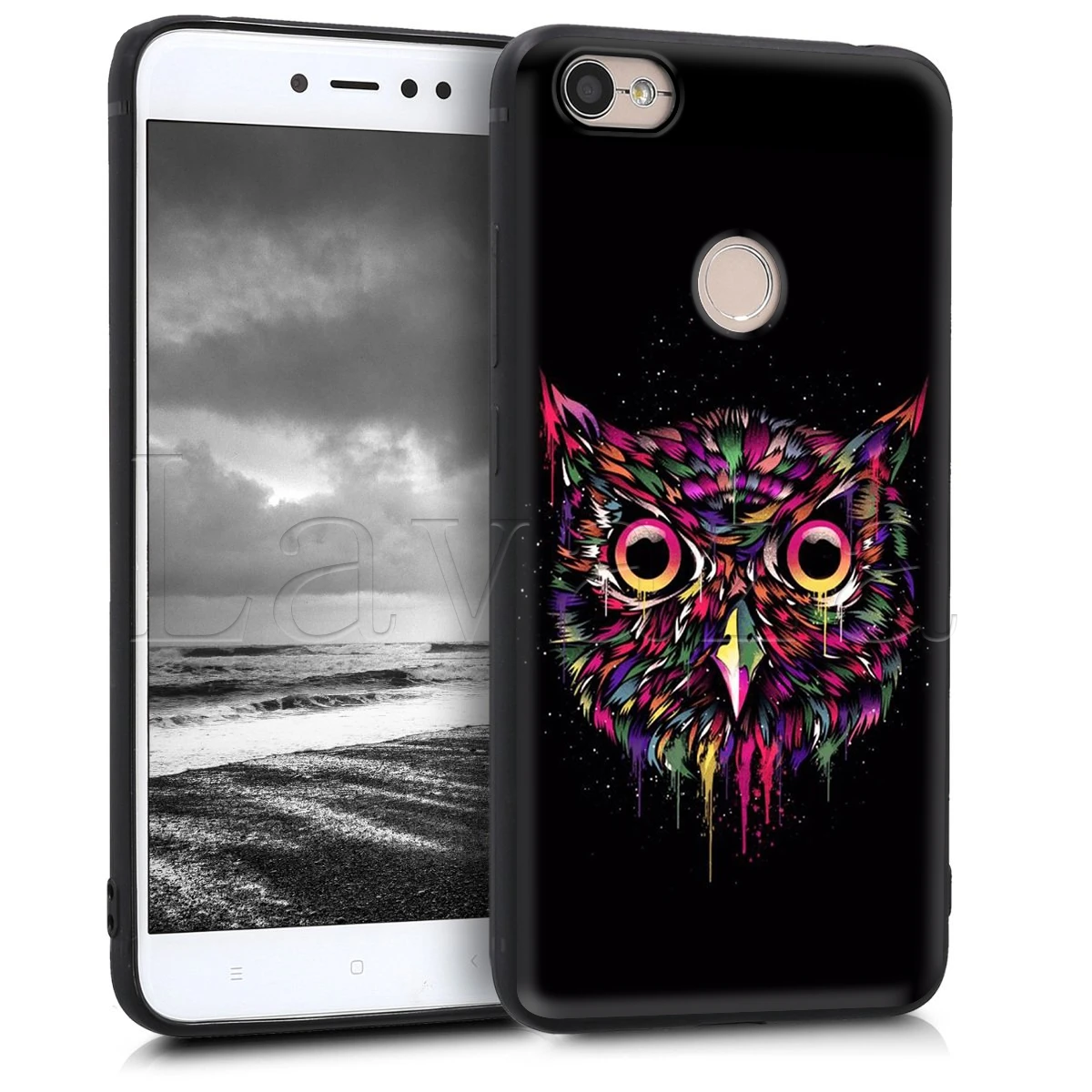 Силиконовый чехол Lavaza с изображением милой Совы сердец влюбленных