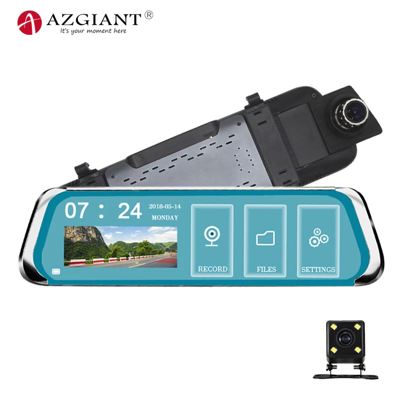 AZGIANT10 &quotбольшой экран Автомобильный видеорегистратор 170 градусов