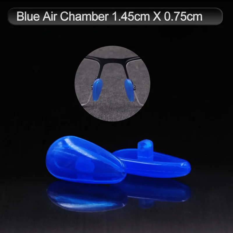 Blue Air Chamber Color_max 5 пар/10 шт Силиконовые противоскользящие мягкие носовые упоры с винтами/отверткой/пинцетом для очков и солнцезащитных очков - Цвет: Blue Air Chamber