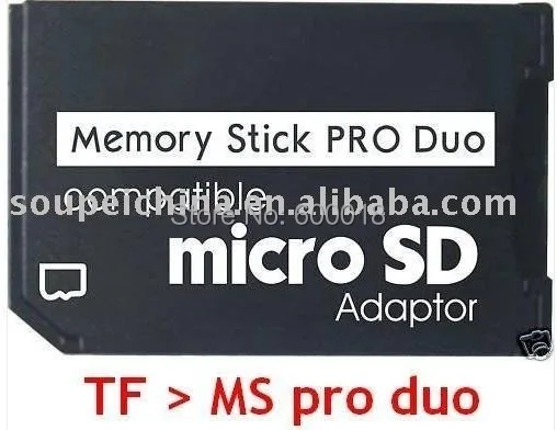 L Адаптер для карты памяти Micro SD карт Pro Duo PSP Примечание: только адаптер |