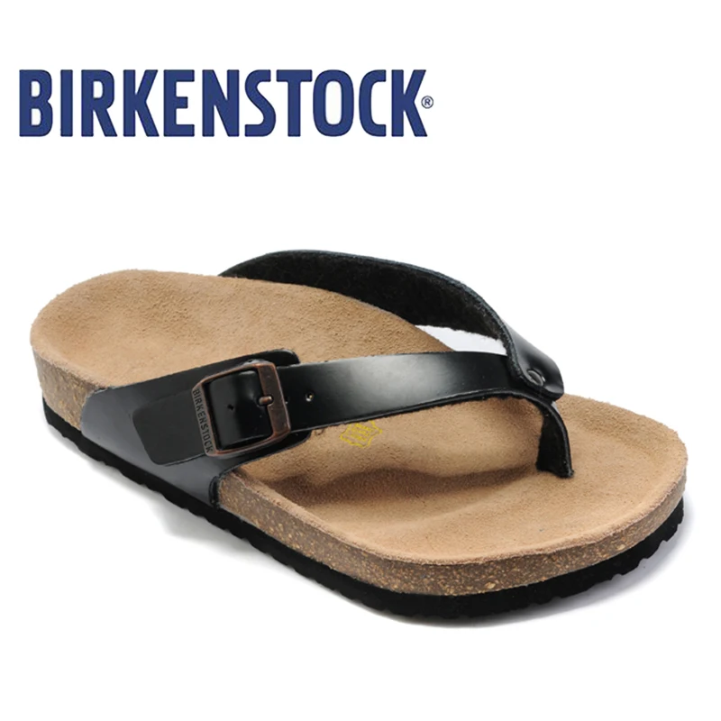 2019 оригинальные Вьетнамки Birkenstock на пляжных шлепанцы Летняя модная обувь женская