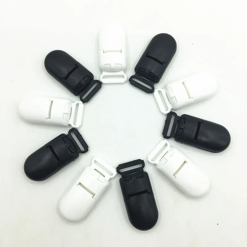 

NEW baby wholesale Plastic Teether clips DIY Pacifier Clip for silicone teething beads 30pcs/lot baby Teething Pacifier Clip