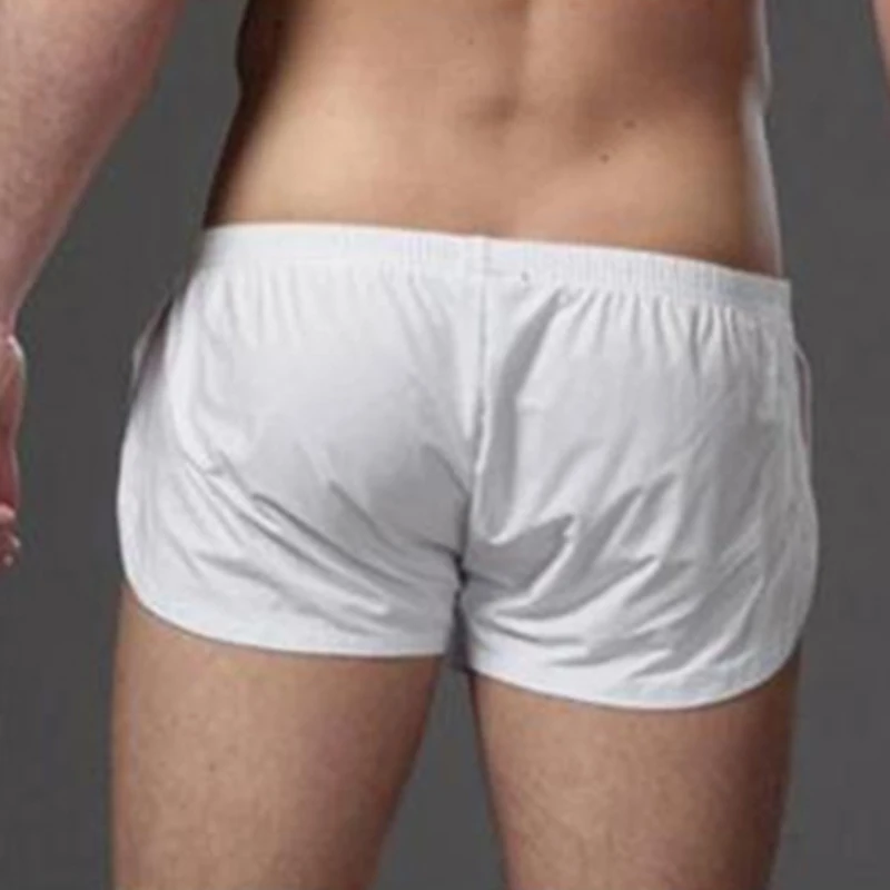 Шорты мужские с Боковым Разрезом гладкие короткие штаны спортивные джоггеры для