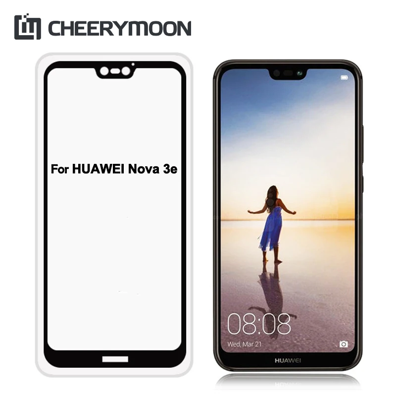 CHEERYMOON полное покрытие клей для Huawei p20 Lite спереди защитная пленка на экран